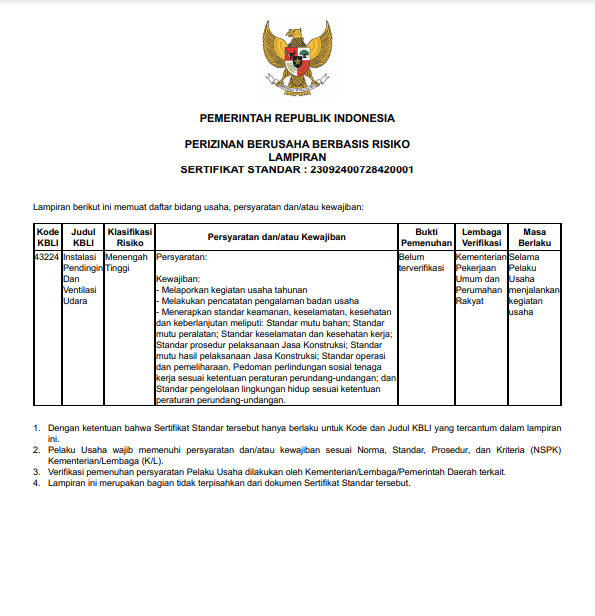 NIB Service AC Bergaransi Jogja